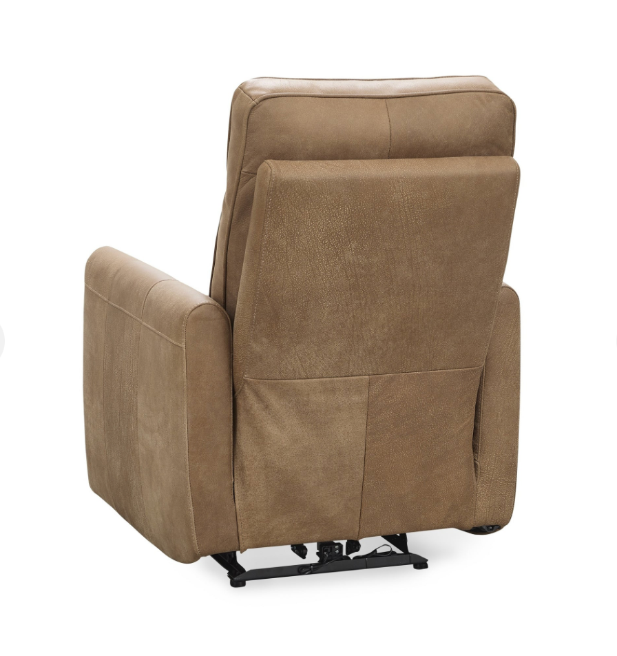 Val 29" Top Grain Leather Power Motion Recliner - Toffee