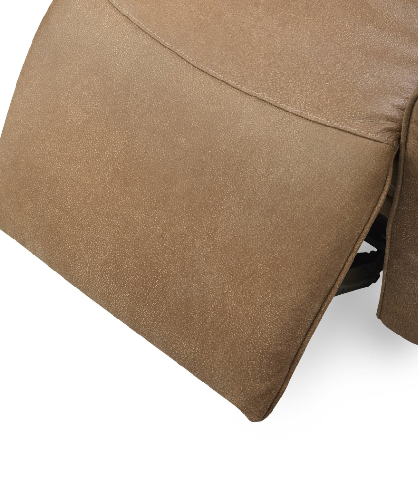 Val 29" Top Grain Leather Power Motion Recliner - Toffee