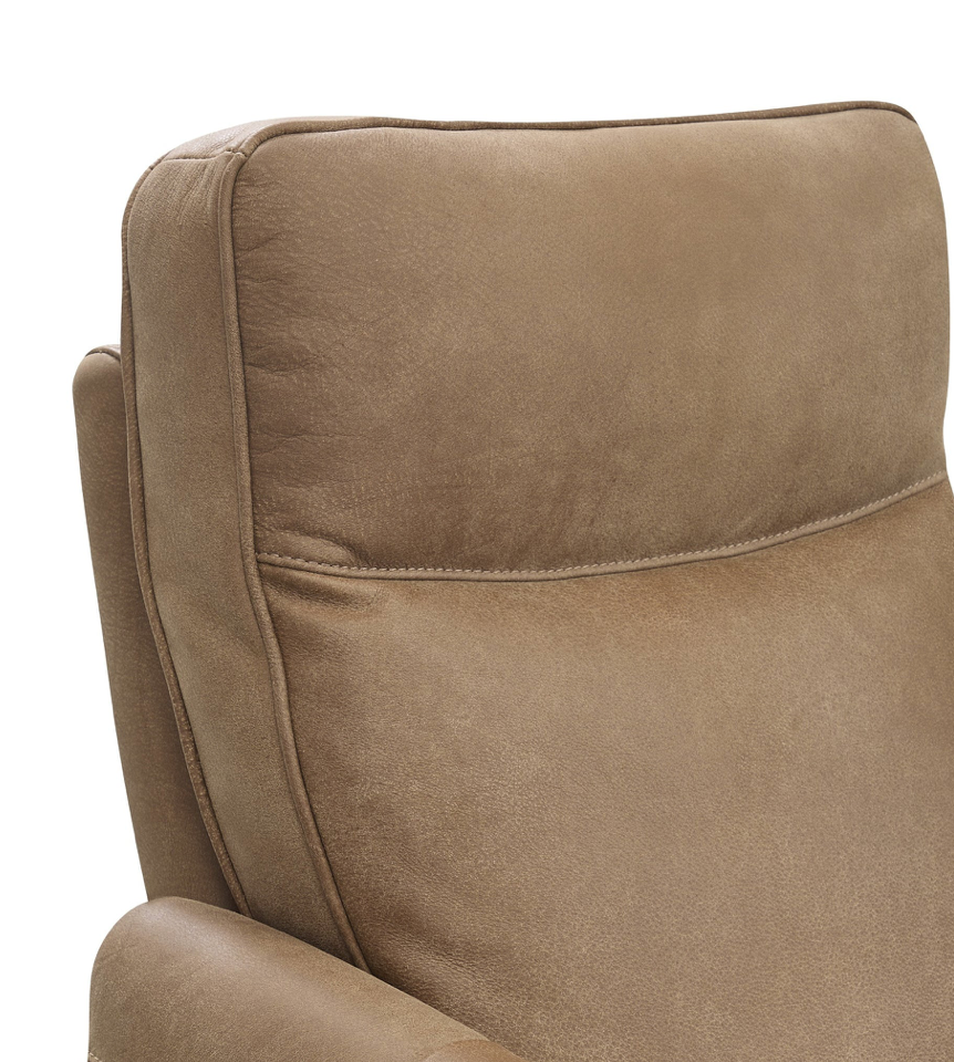 Valkerie 29" Top Grain Leather Power Recliner - Toffee