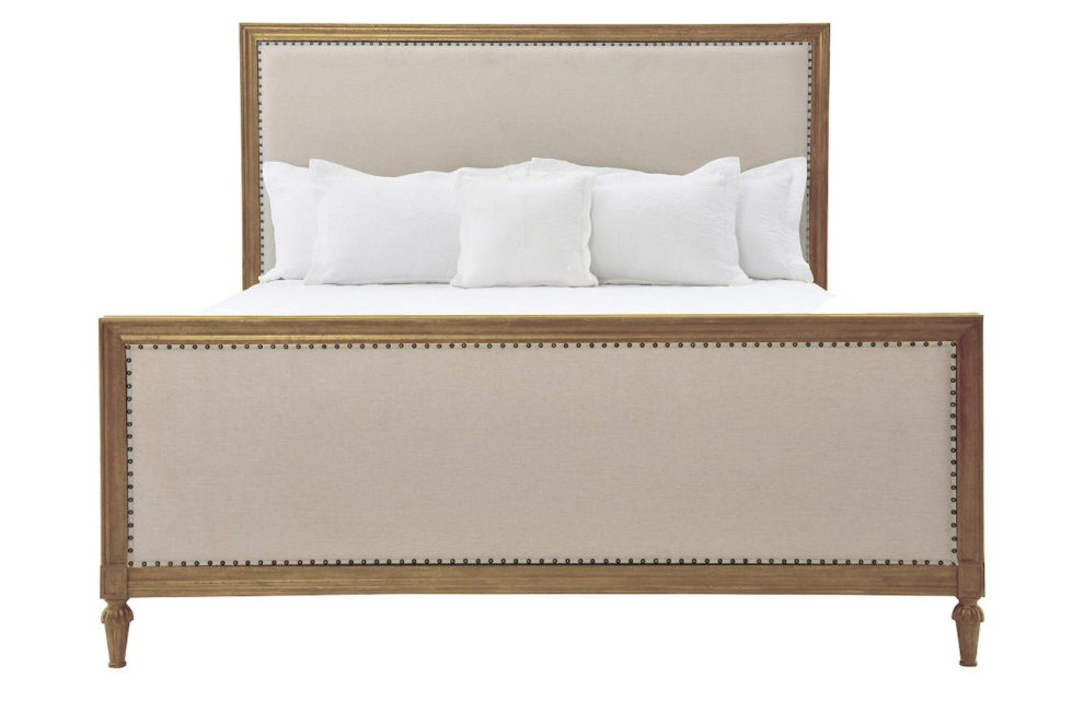 Crestwood 69" Queen Bed - Beechwood + Sand Linen