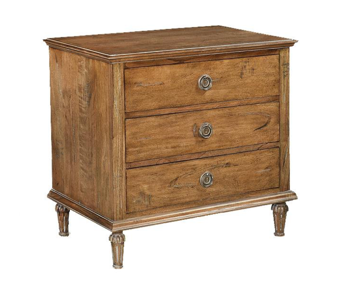 Crestwood 32" 3 Drawer Nightstand - Beechwood