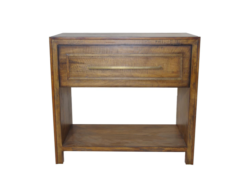 Wilshire 36" 1 Drawer Nightstand - Pecan