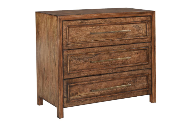 Wilshire 44" 3 Drawer Bachelors Chest - Pecan