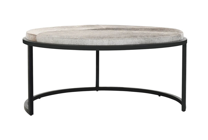 Abilene 40" Nesting Tables - Sparrow Gray + Iron