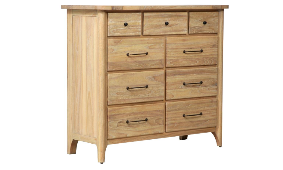 Sedona 52" 9 Drawer Chest - Blonde Oak