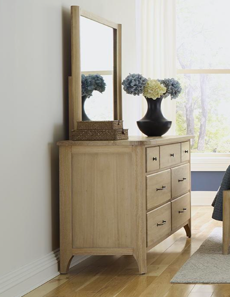 Sedona 68" 7 Drawer Dresser - Blonde Oak