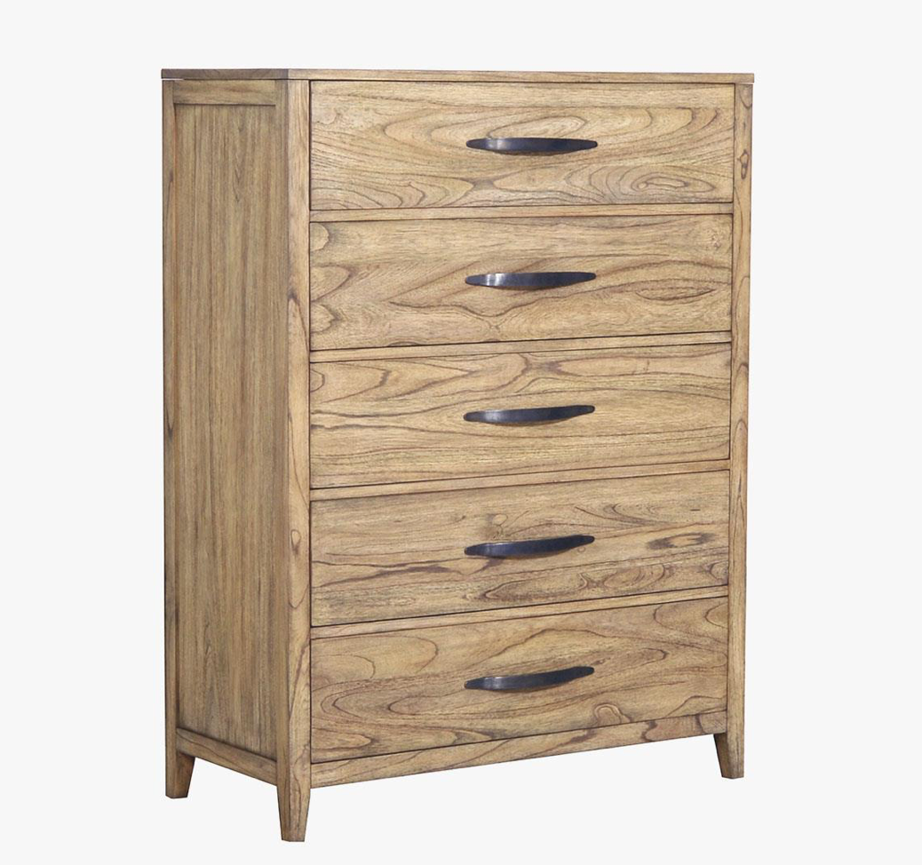 Provo 42" 5 Drawer Tall Chest - Sandrift