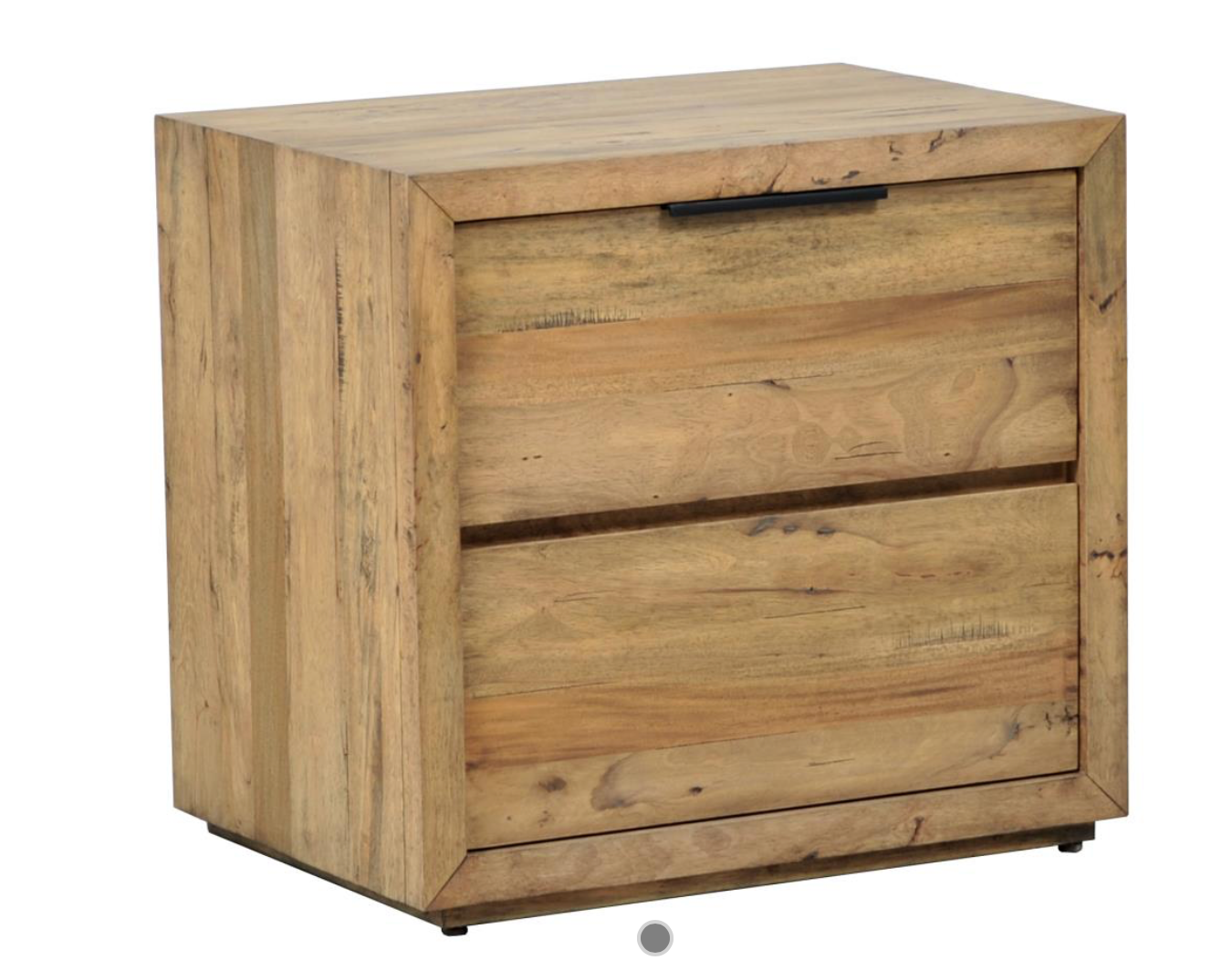 Laguna 26" 2 Drawer Large Nightstand - Golden Teak