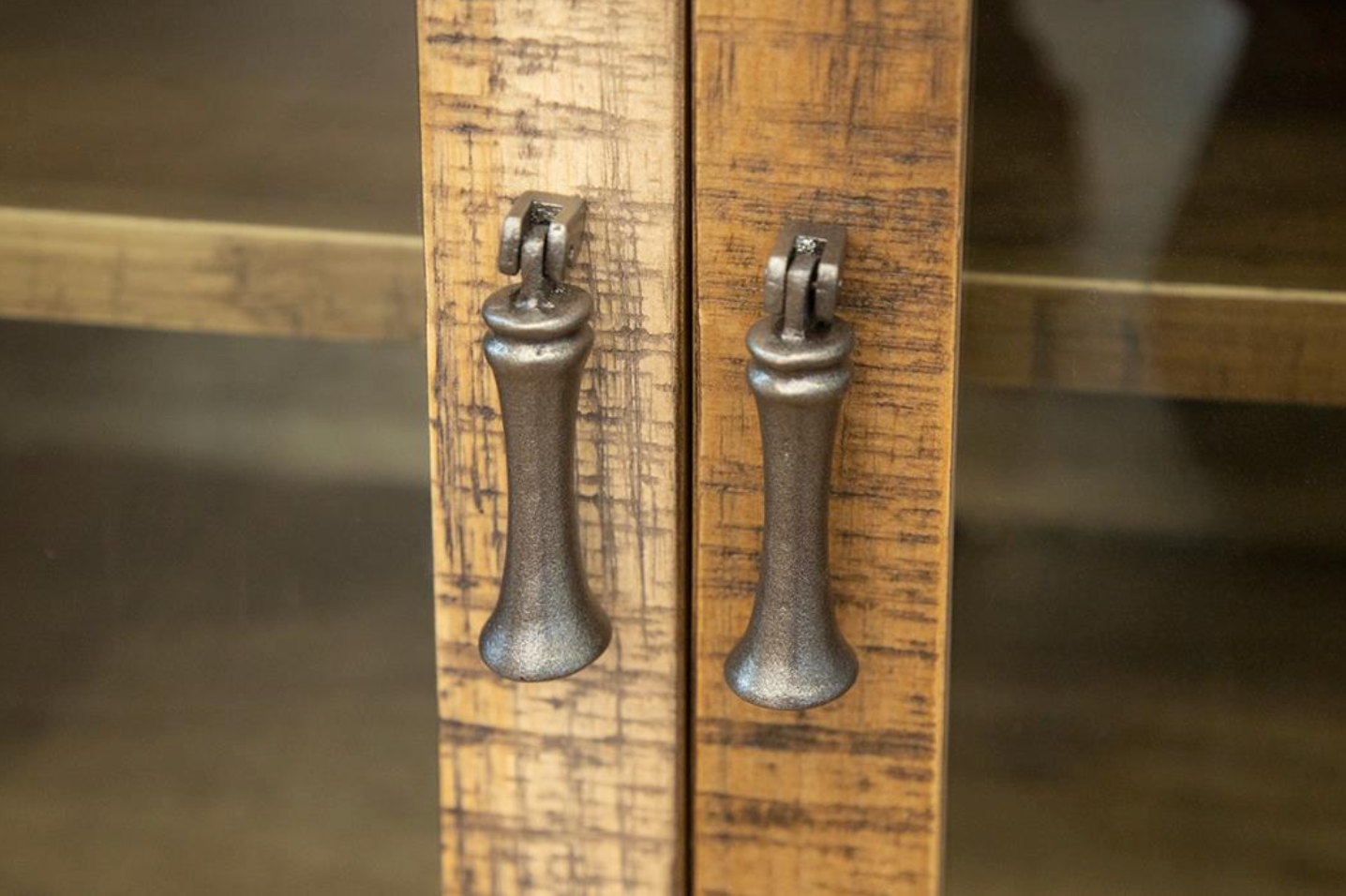 Morales 70" Glass Front Media Cabinet