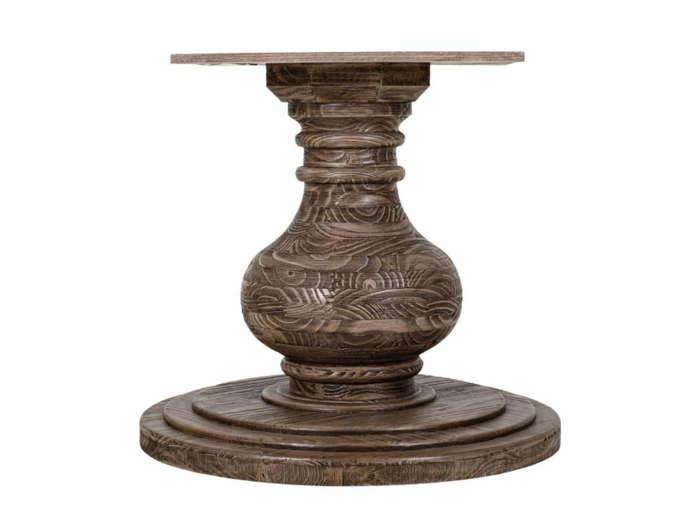 Branson 63" Round Dining Table - Brown Wash