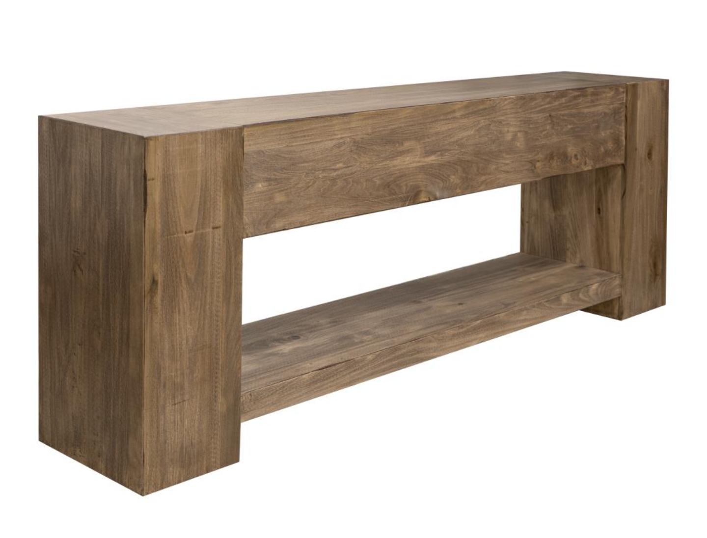 Lakota 94" Poplar Console Table - Warm Natural