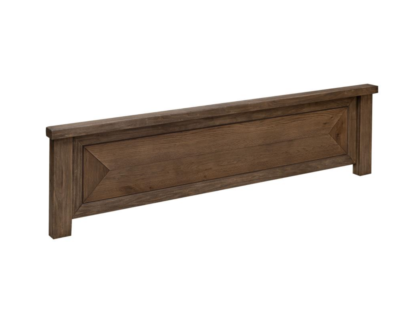 Newton 84" Poplar King Bed - Warm Oak