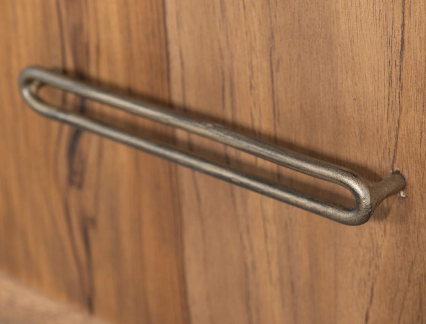 Bertram 62" Teak 6 Drawer Dresser - Natural