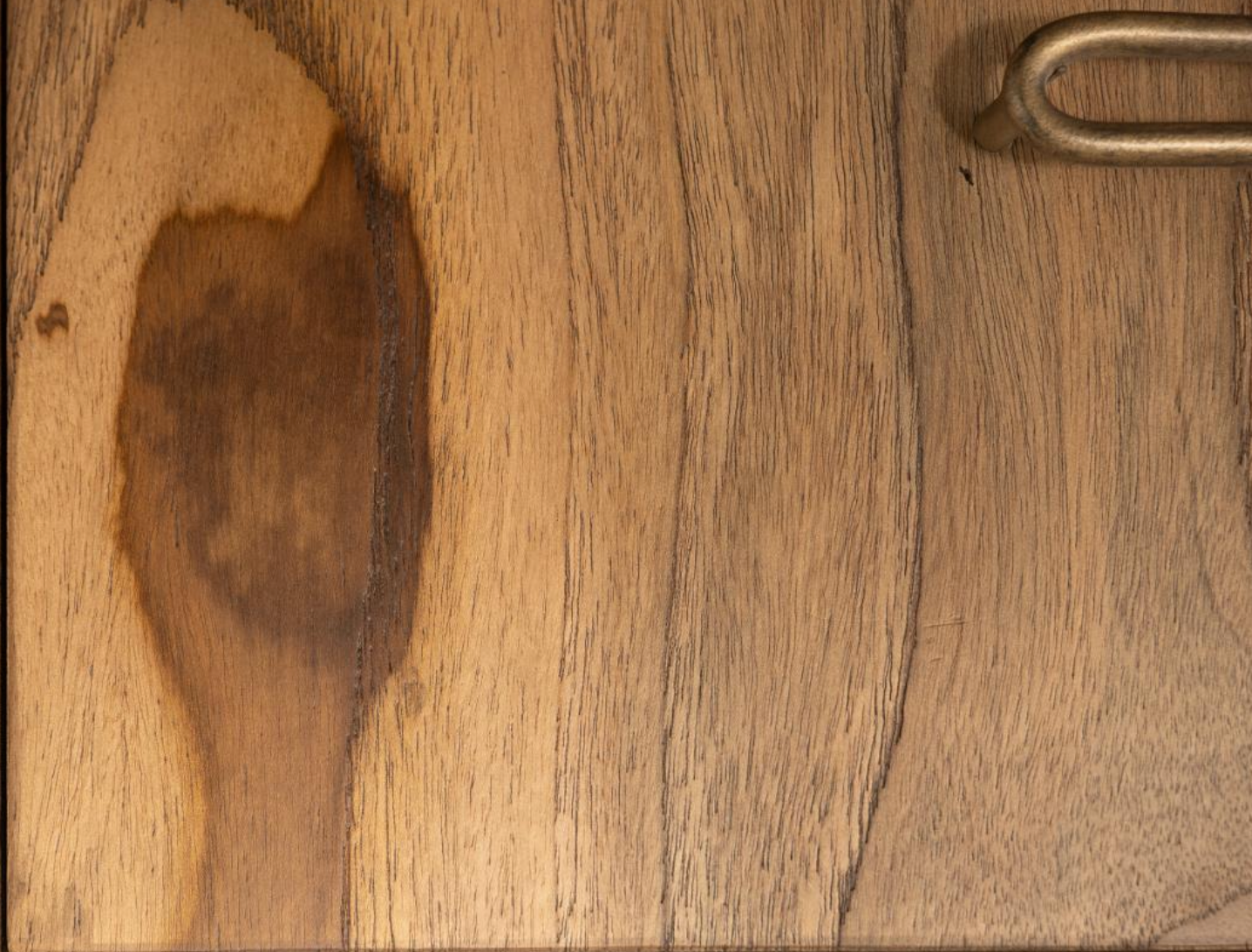 Bertram 29" Teak 2 Drawer Nightstand - Natural