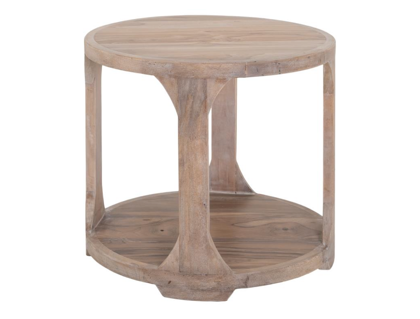Bertram 26" Teak End Table - Driftwood