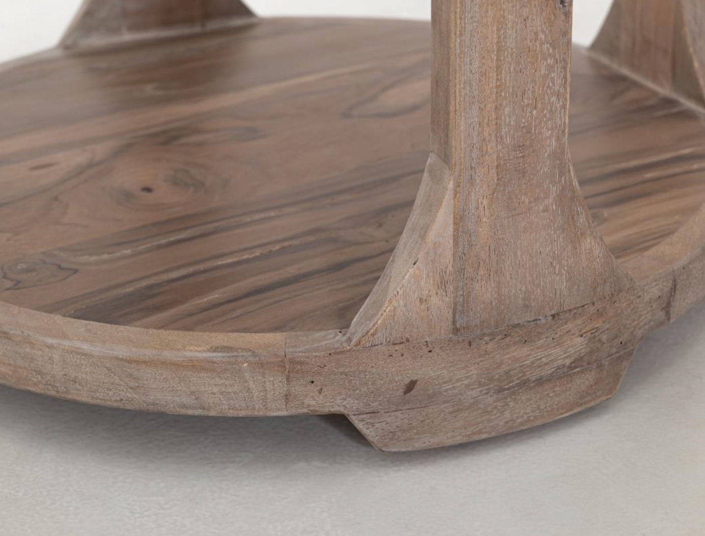 Bertram 26" Teak End Table - Driftwood