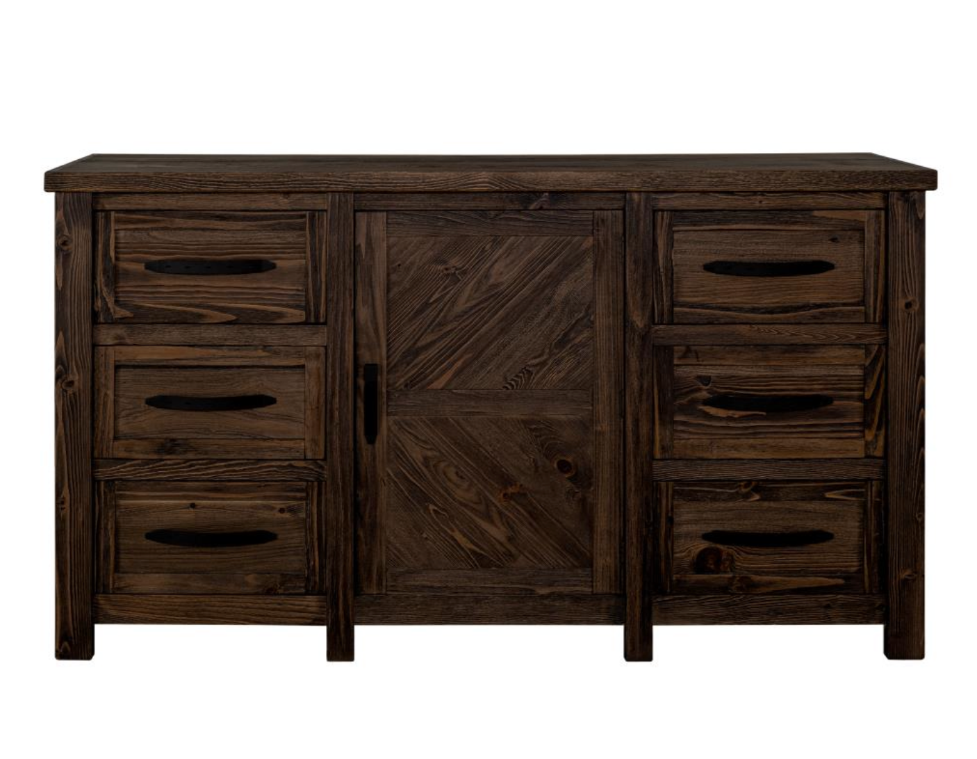 Dalton 67" 6 Drawer Dresser - Espresso