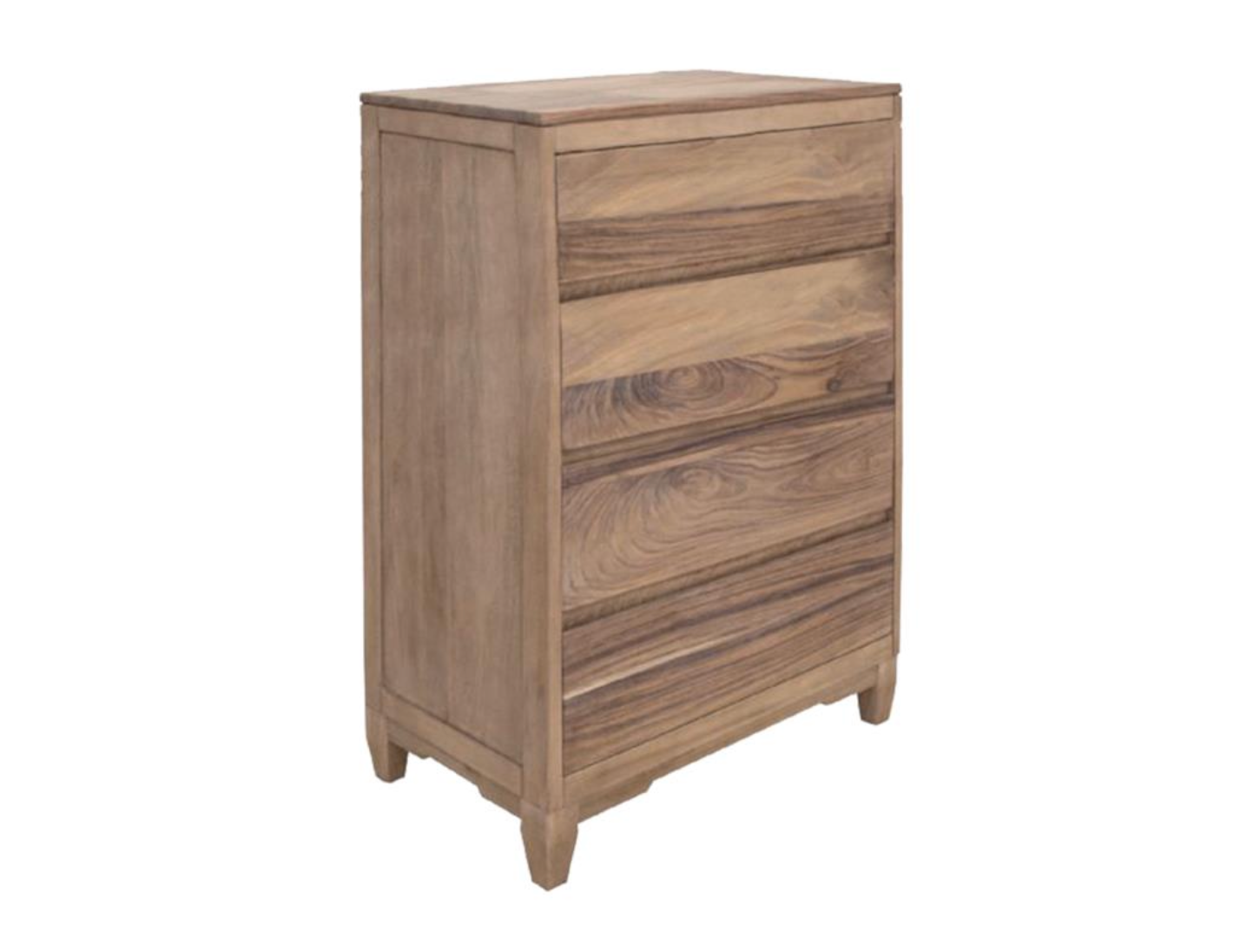 Tamarindo 36" Parota 4 DrawerChest - Natural