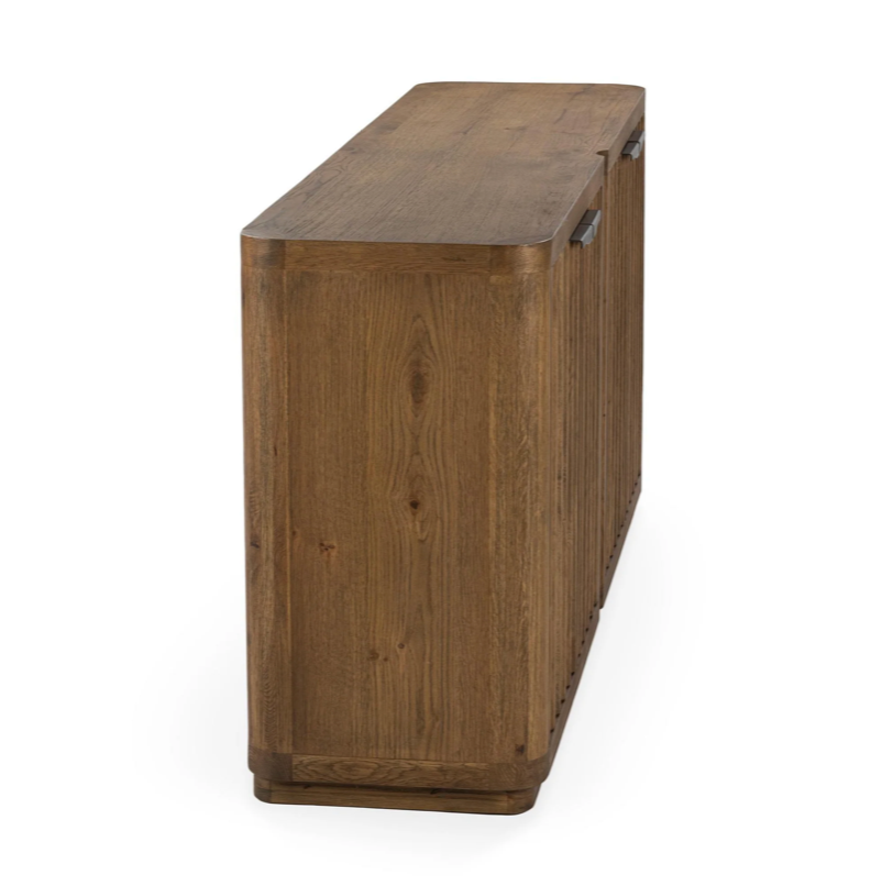 Lincoln 80" Oak 4 Door Sideboard - Tan Oak