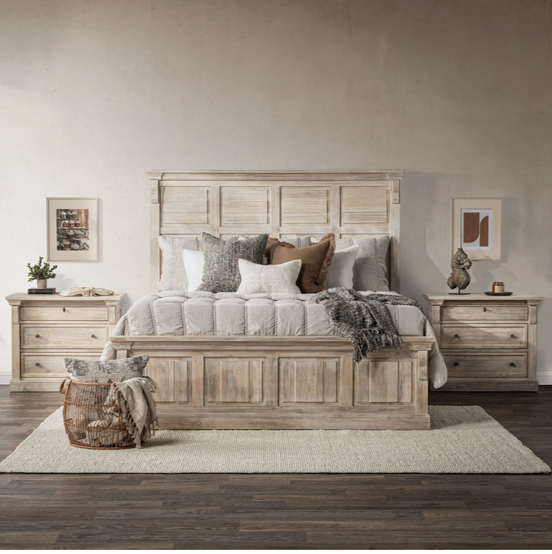 Adele 77" King Bed - Dune