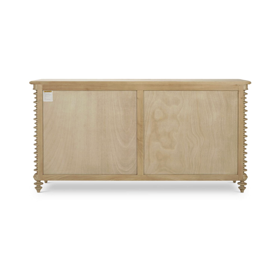 Milani 74" 7 Drawer Dresser - Fruitwood