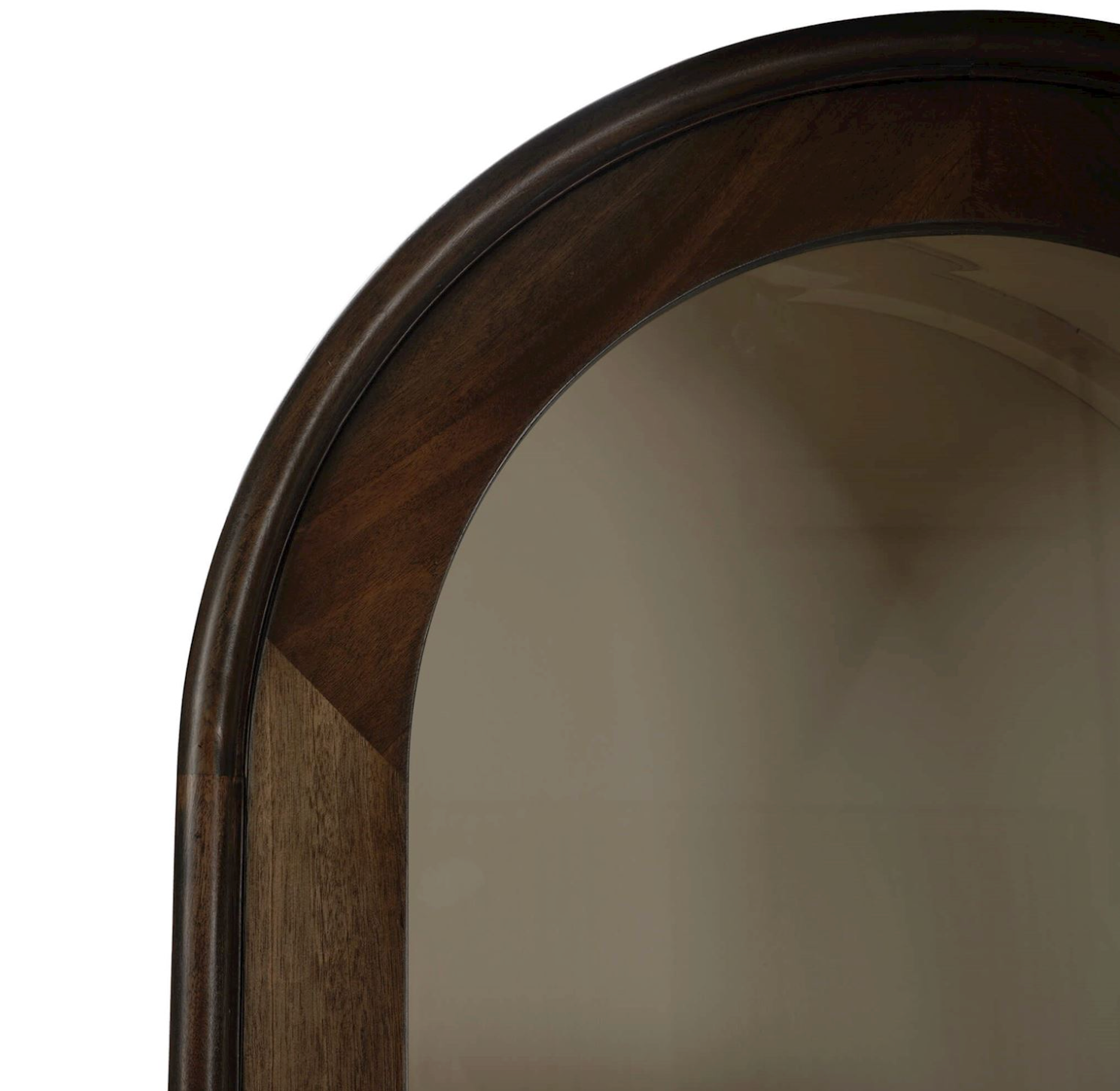 Passon 28" Mahogany Display Cabinet - Walnut + Putty