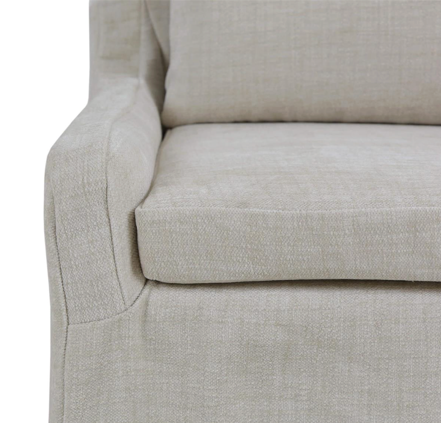 August 22" Slipcover Dining Chair - Performance Thames Natural