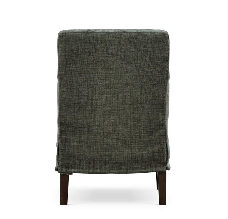 Aimee 22" Slipcover Dining Chair - Performance Moss