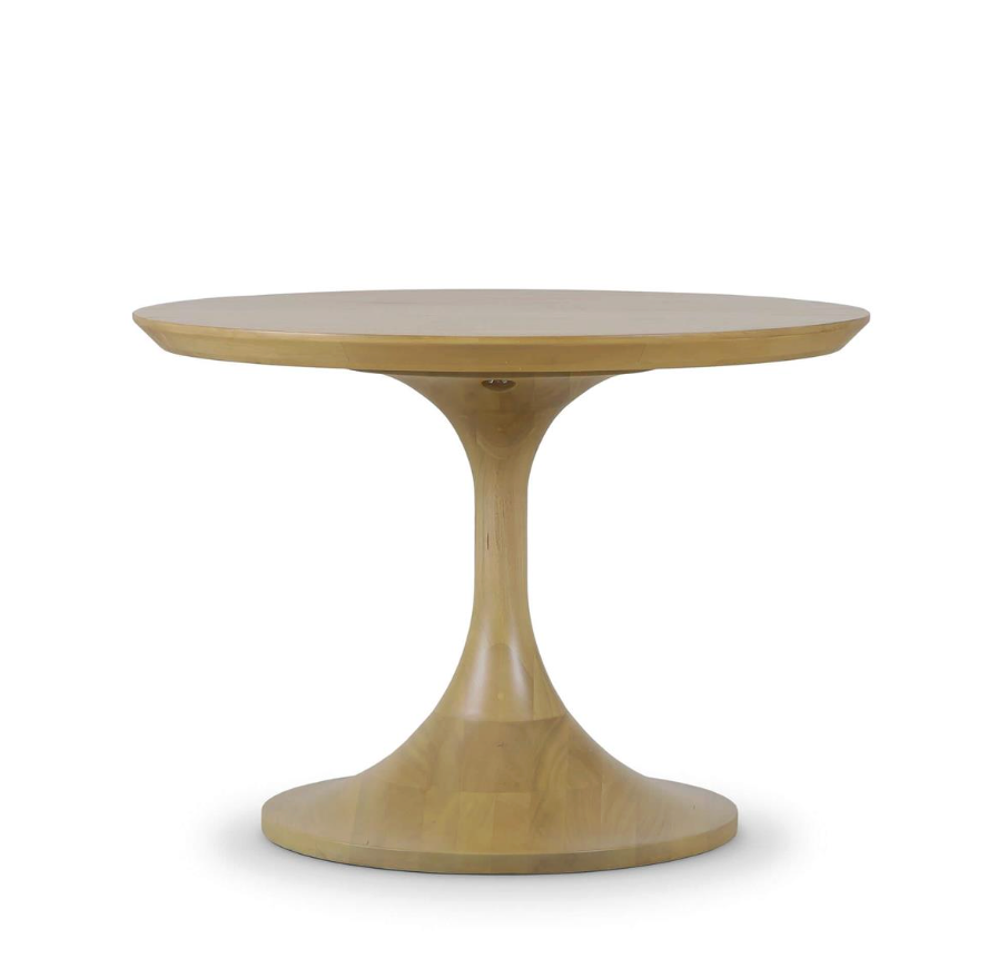 Giovanni 42" Mahogany Round Dining Table - Antique French Oak