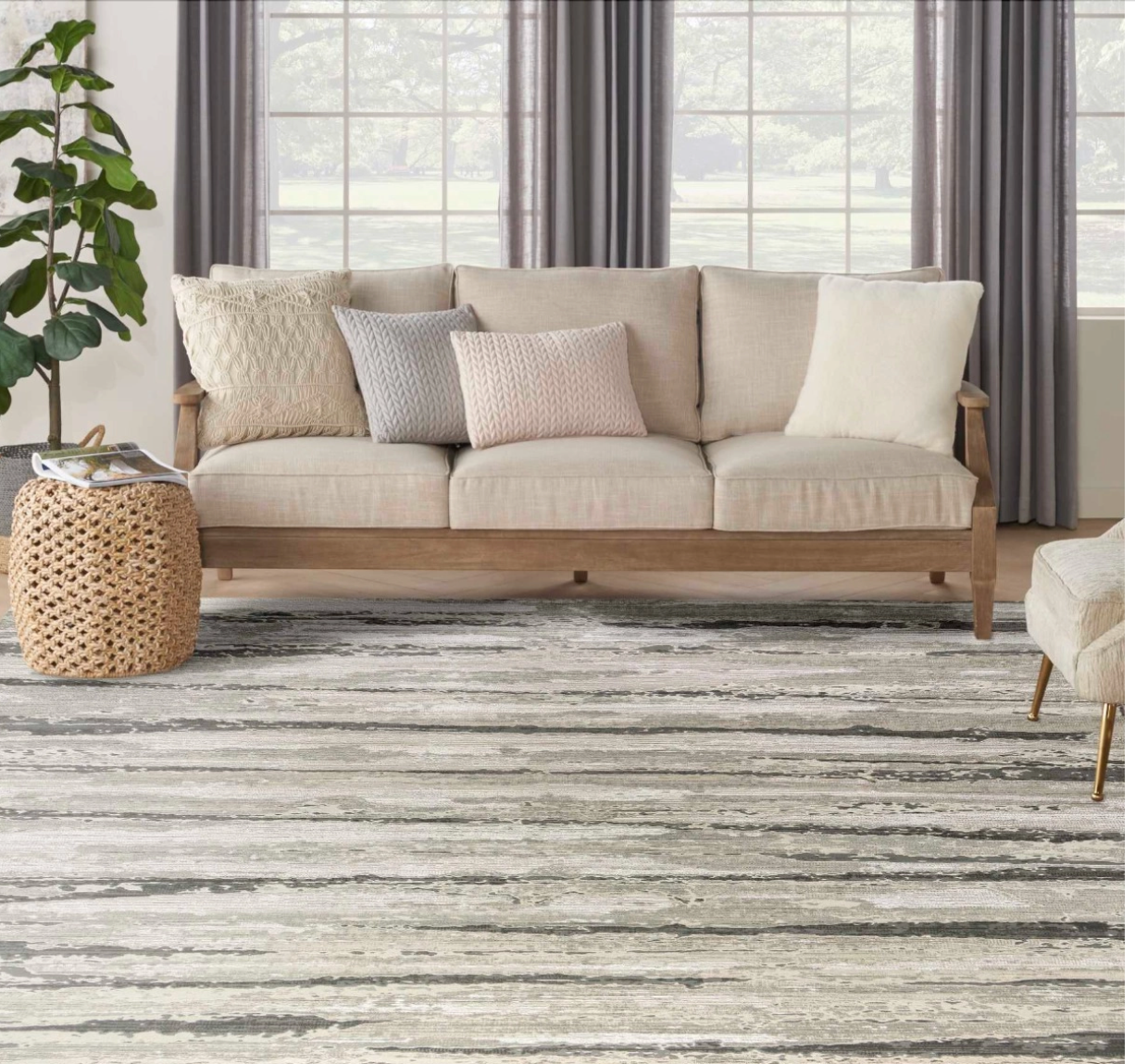 Prism Area Rug - Ivory Multicolor