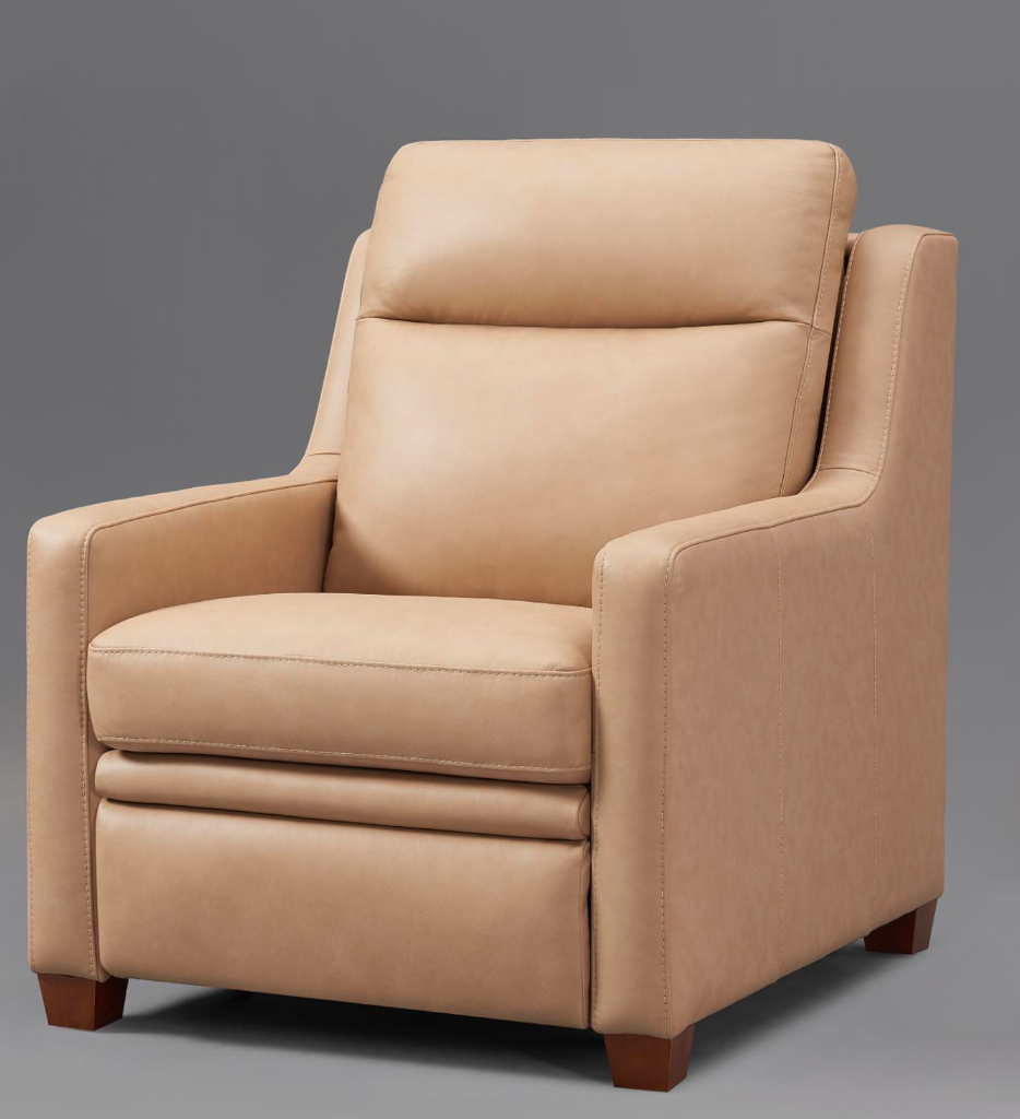 Fraser 32" Top Grain Power Motion Reclining Chair - Latte