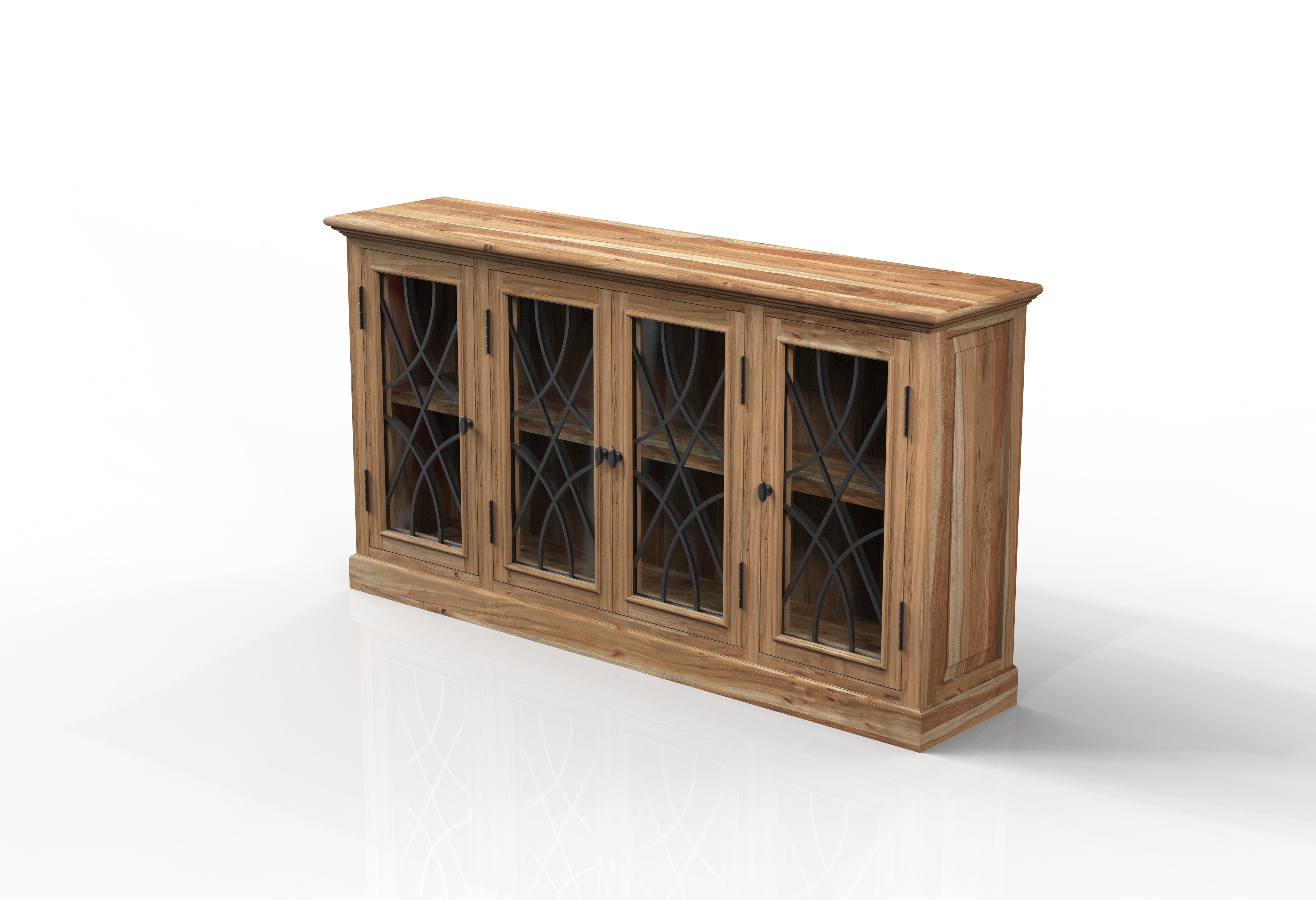 Morrison 76" 4 Door Sideboard - Natural