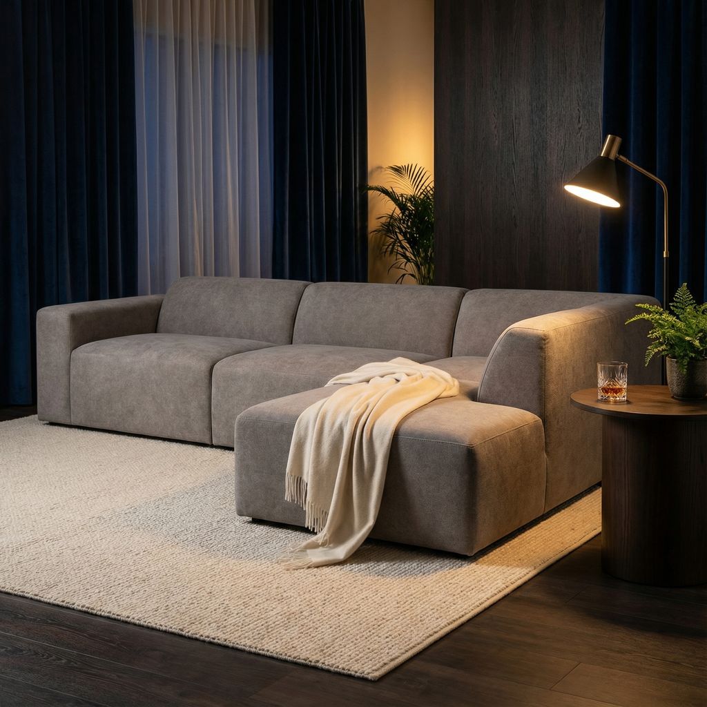 Theo Express Ship 120" x 88" Modular Sectional