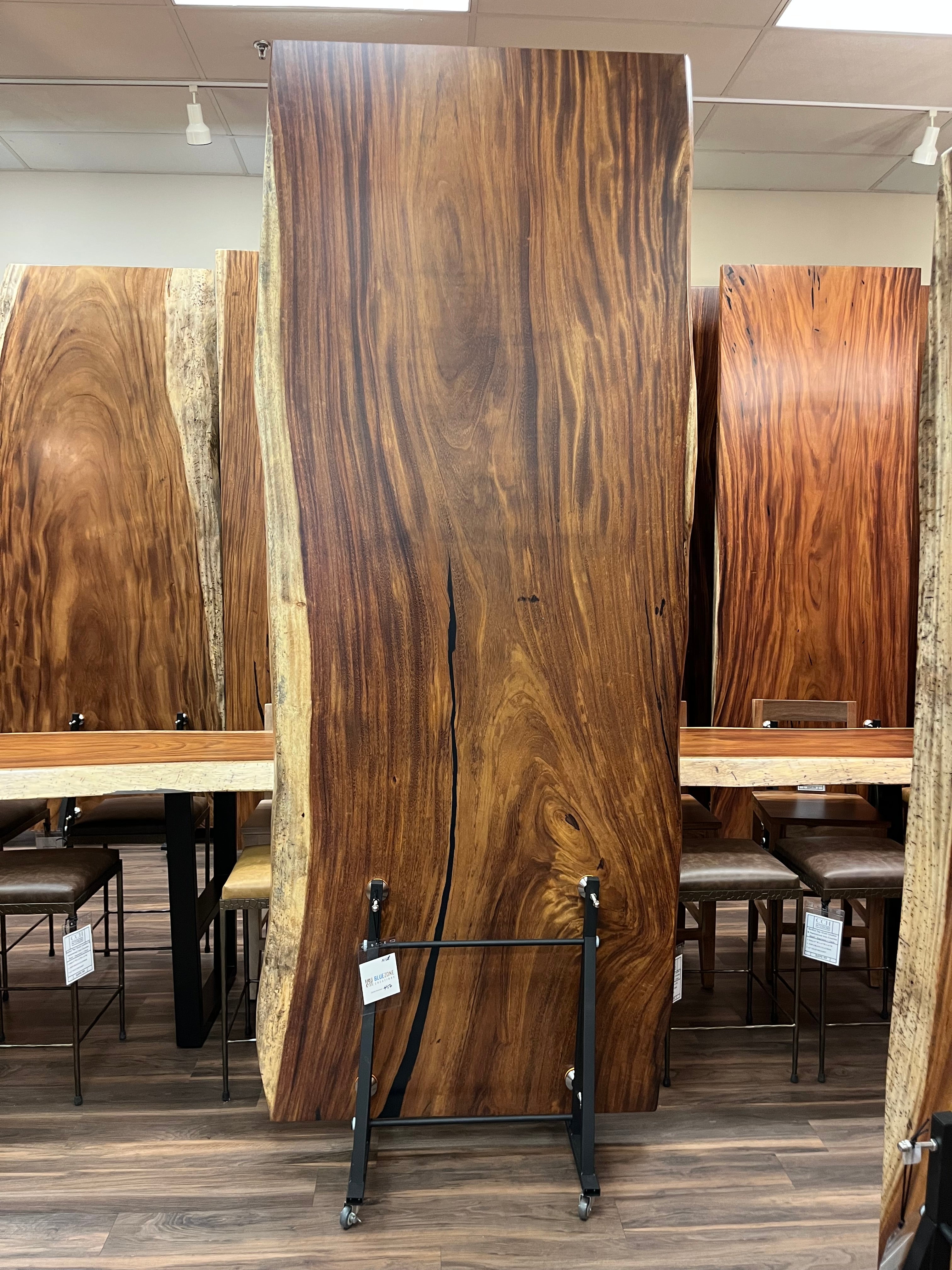 Nicoya 108" Guanacaste Live Edge Dining Table - Natural - SN456