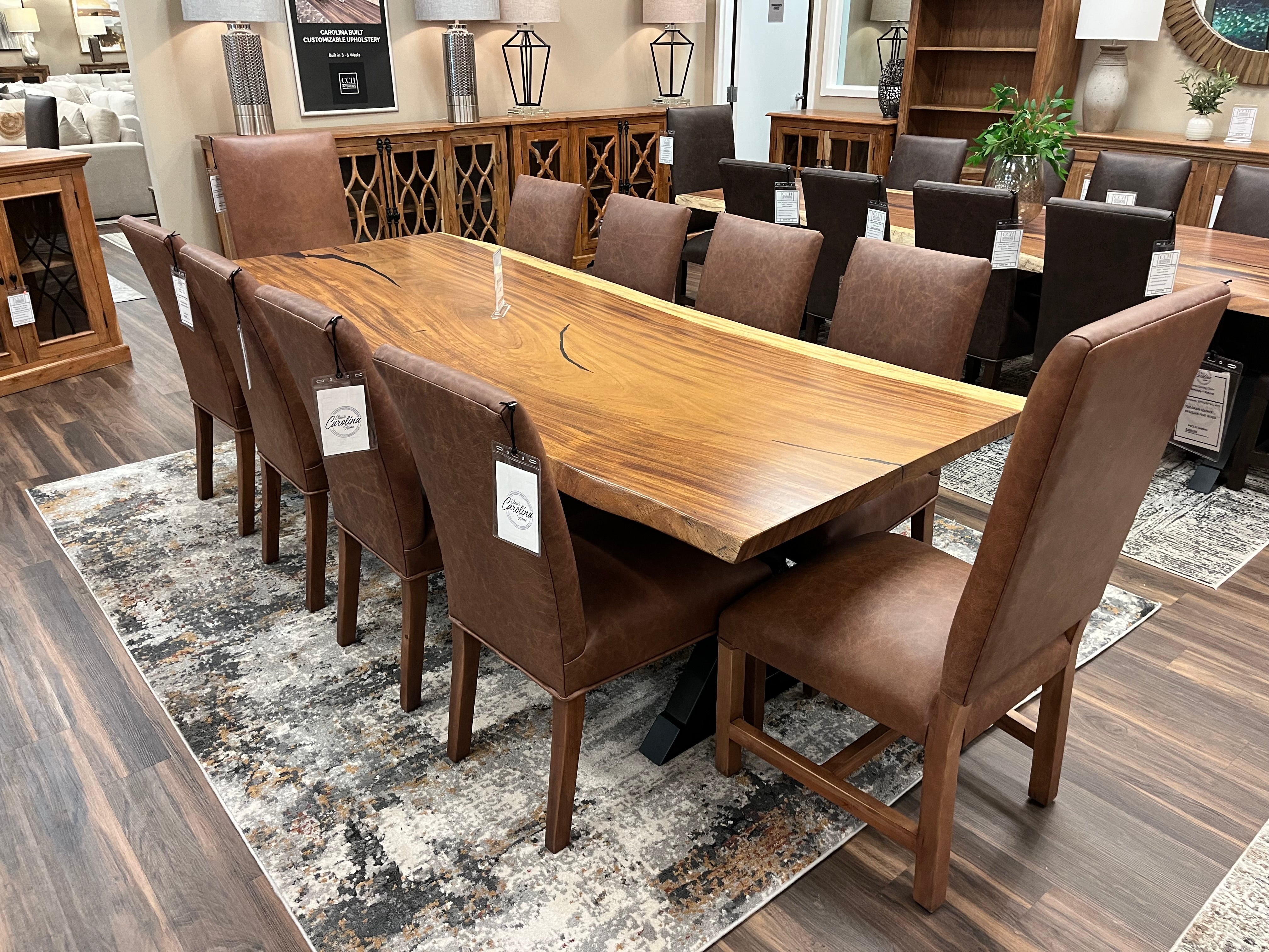 Nicoya 108" Guanacaste Live Edge Dining Table - Natural - SN461
