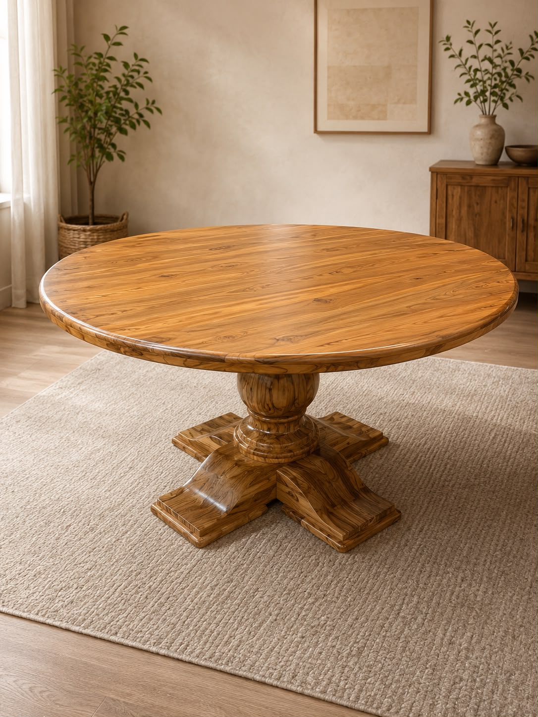 Kristoff 60" Teak Round Dining Table - Timeless Teak