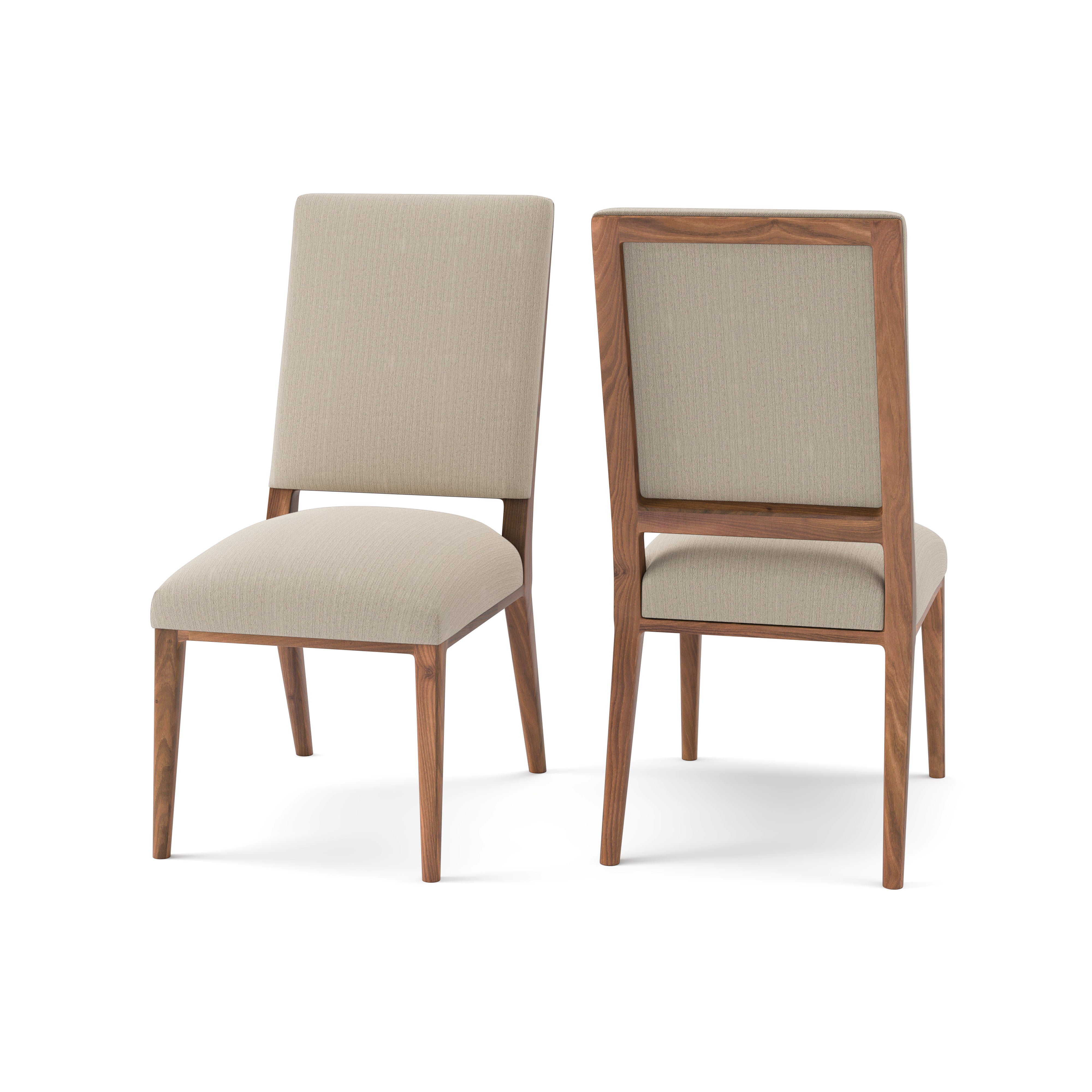Willis Deconstructed Dining Chair - Performance Ecru + Natural
