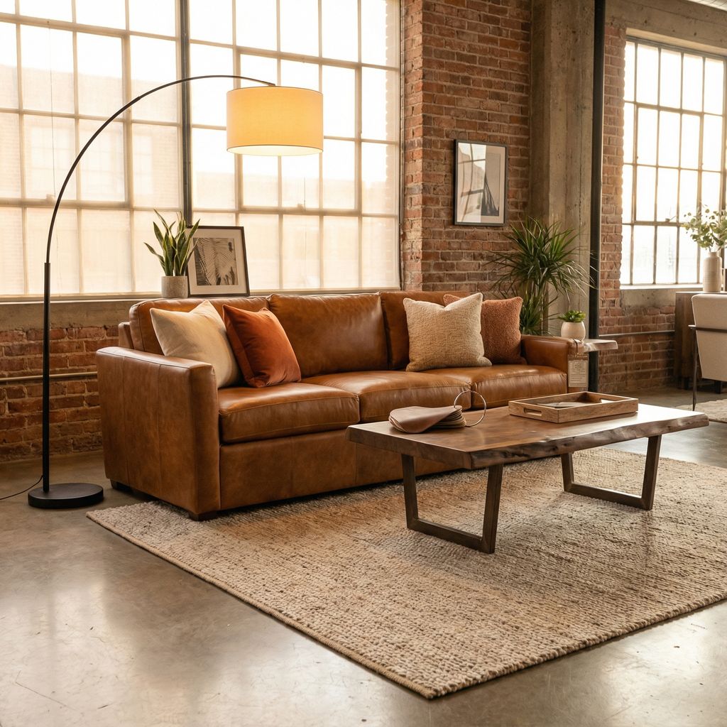 Wyatt 91" Wide Track Arm 3 Cushion Top Grain Leather Sofa - Desert Sand