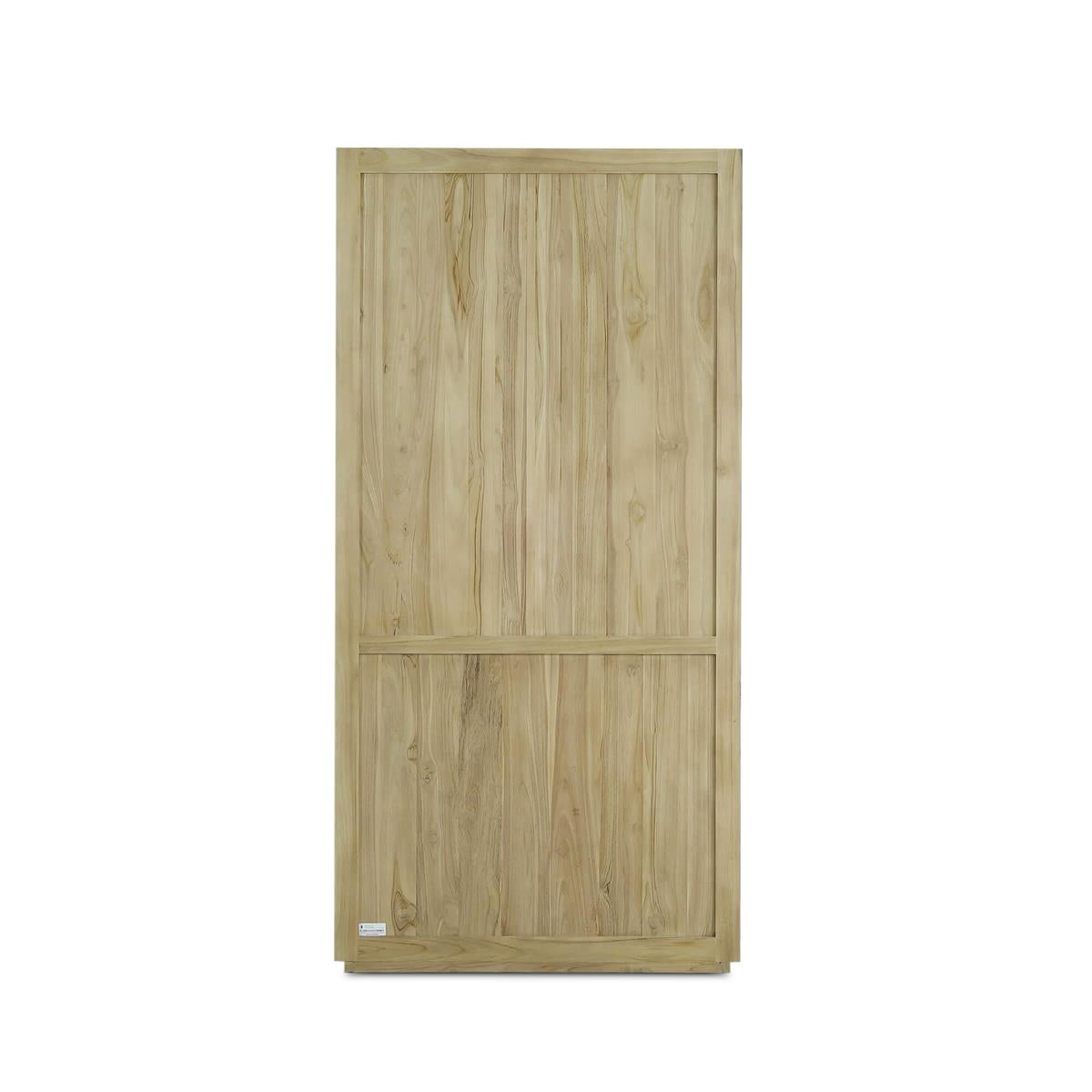 Soren 45" Teak 2 Glass Door Cabinet - Natural