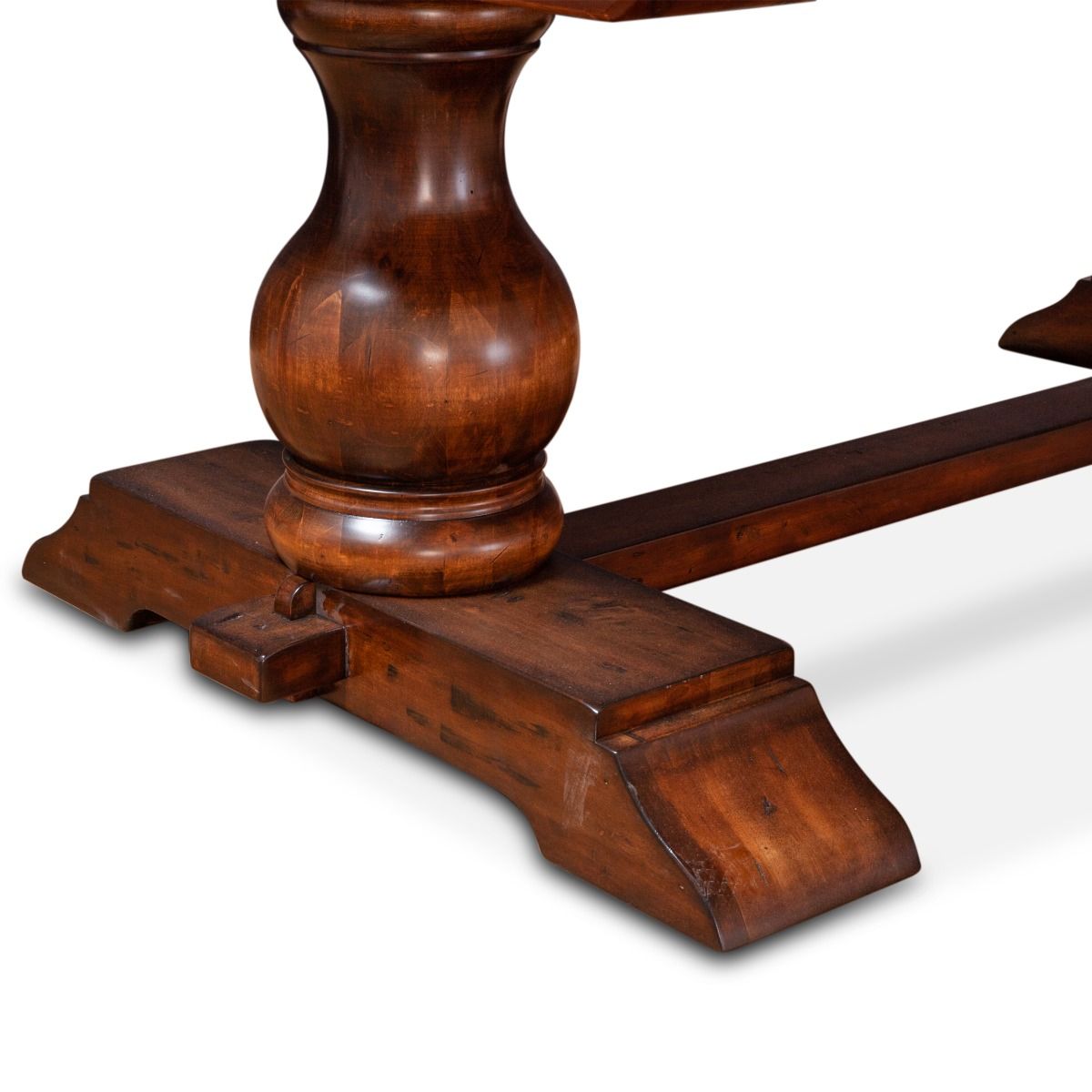 Sicily 84" - 106" - 128" Extension Dining Table - Chestnut
