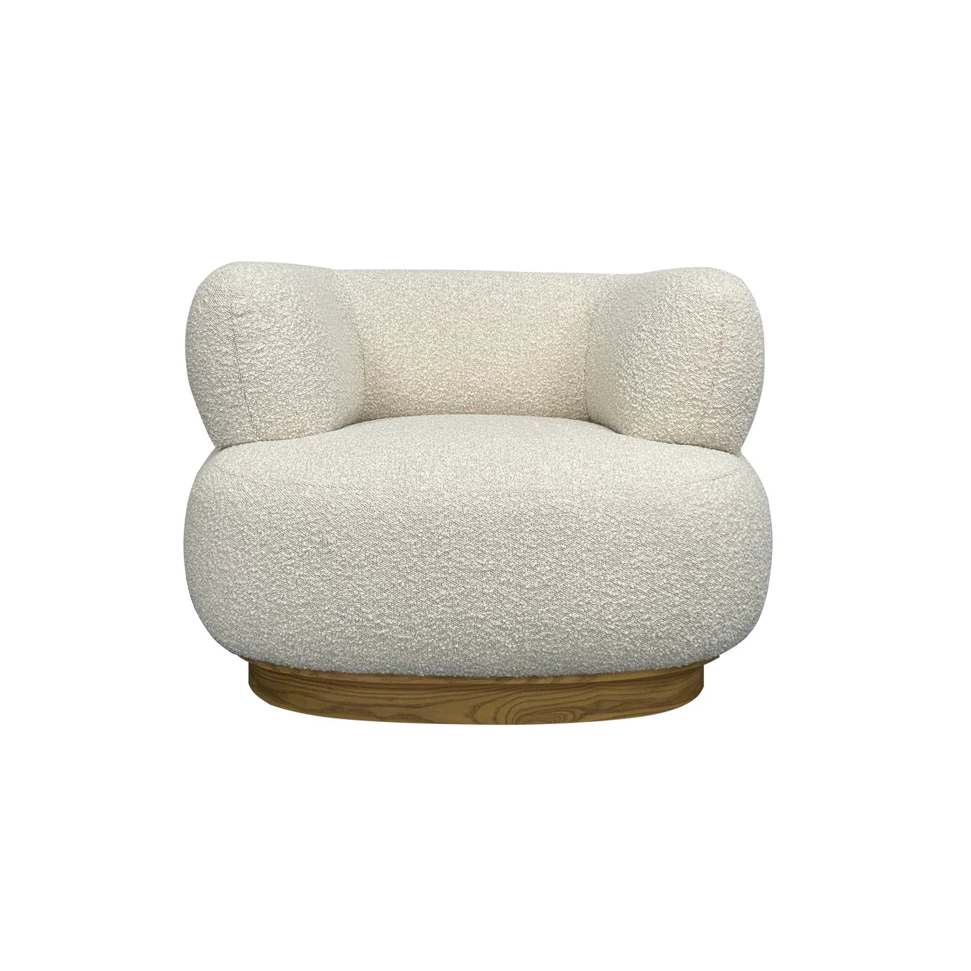 Goldie 36" Occasional Chair - Cream Boucle