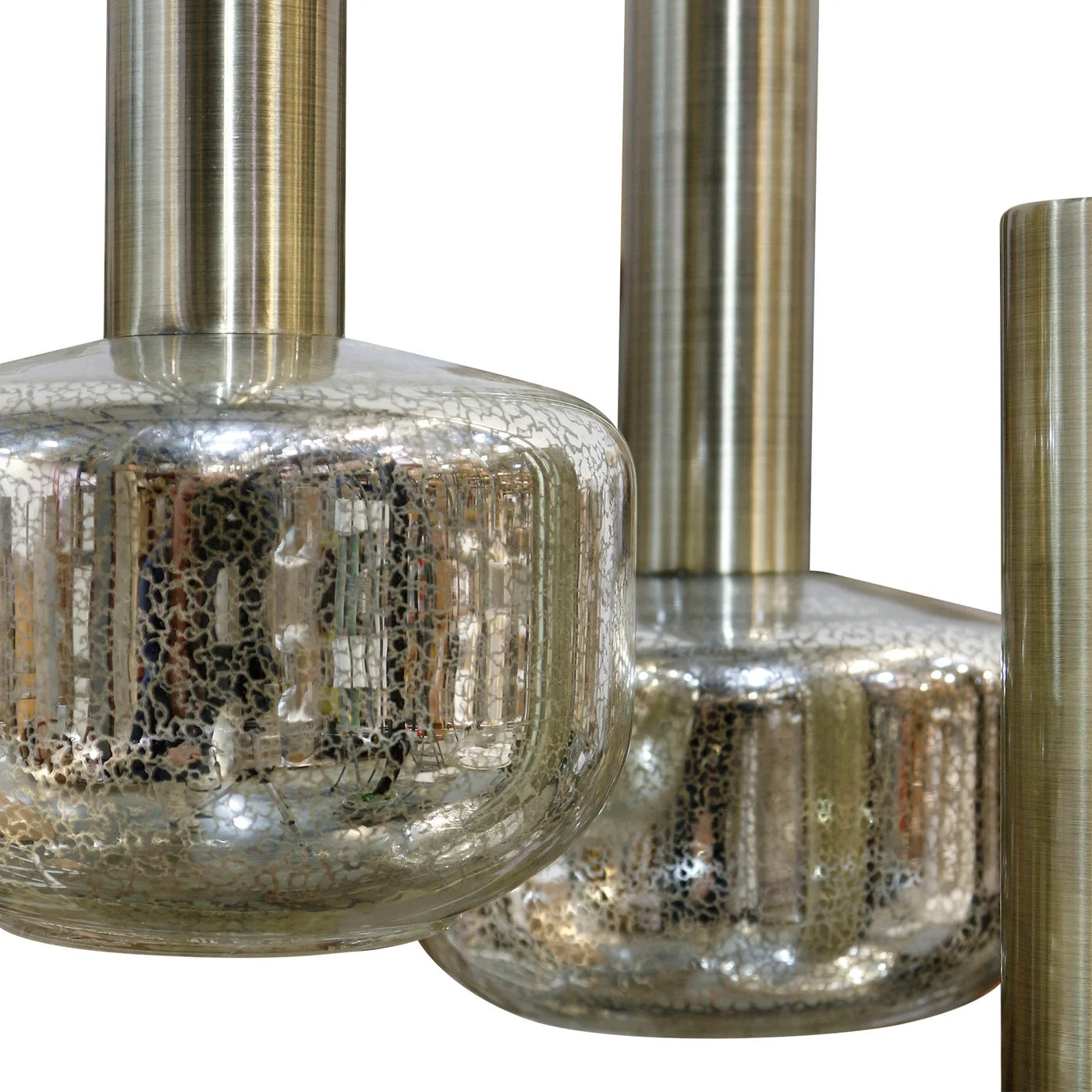Linnea Triple Mercury Glass Globes Pendant