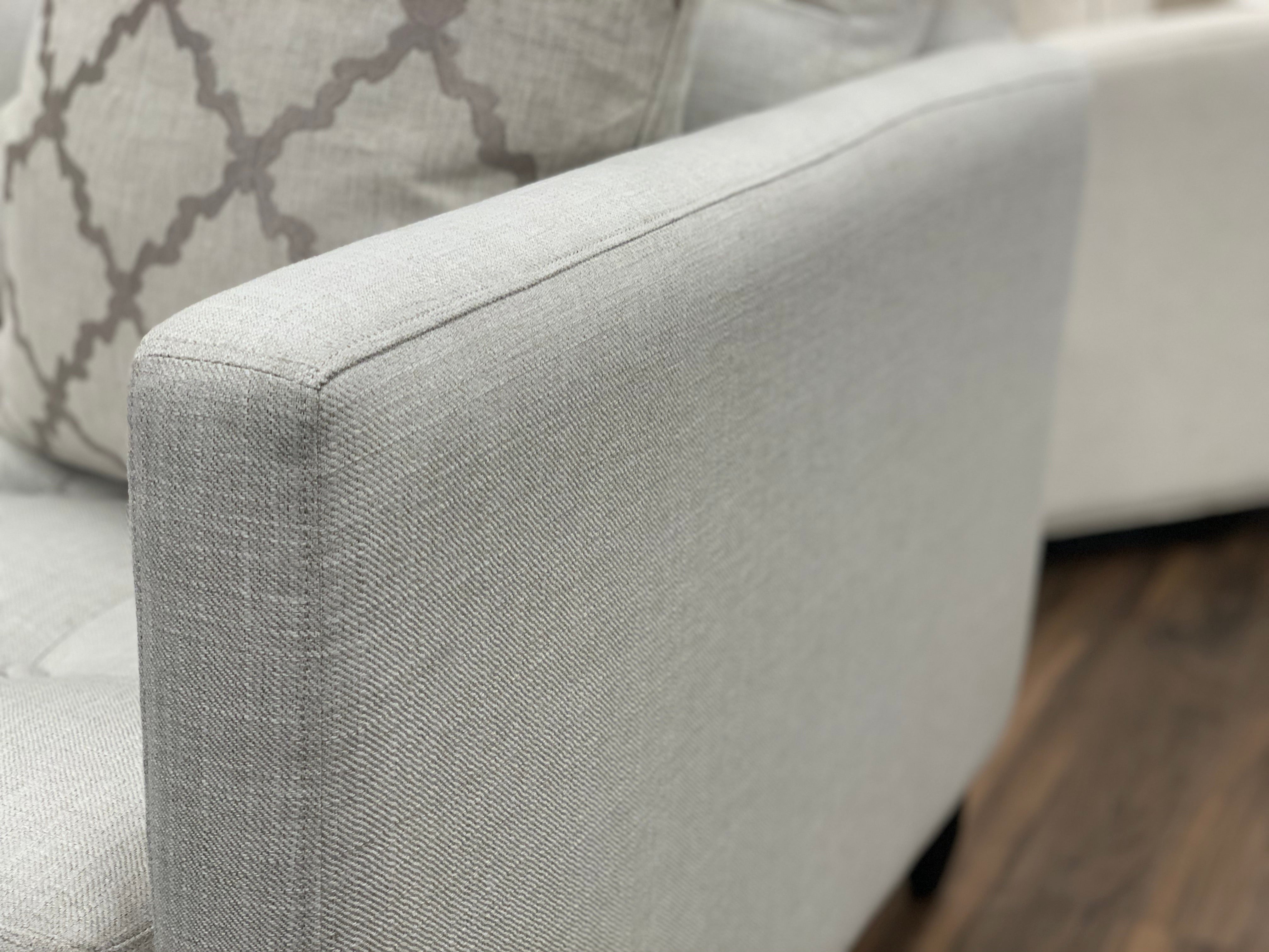 Josh Quick Ship Tufted 85" Sofa - Uptown Ivory - Classic Carolina Home