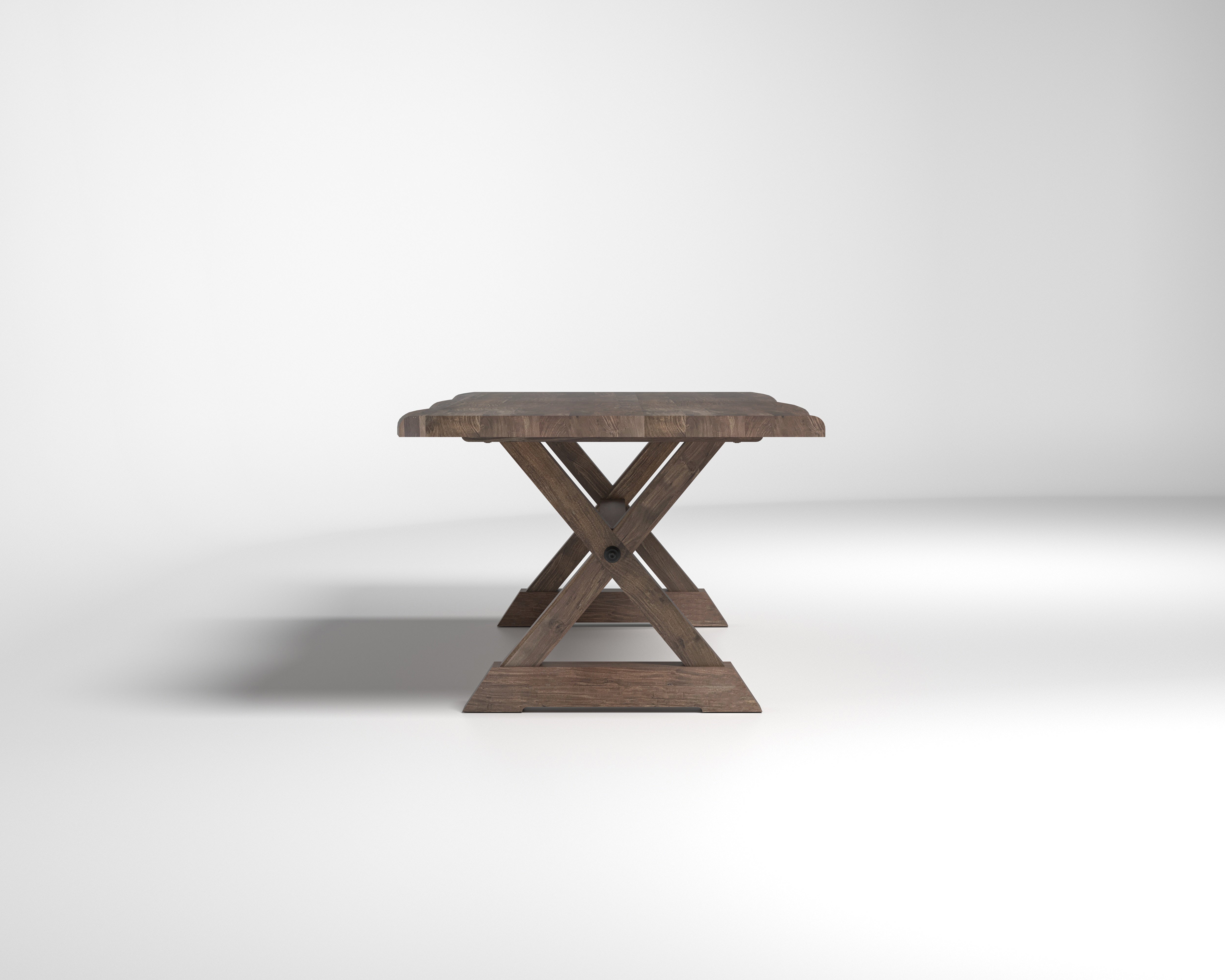 Nathan 96" Live Edge Dining Table - Tempest