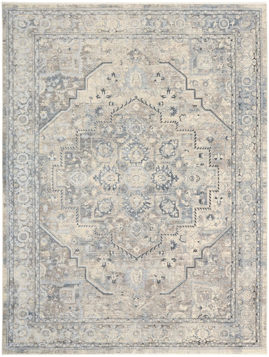 Eden Area Rug - Ivory Blue
