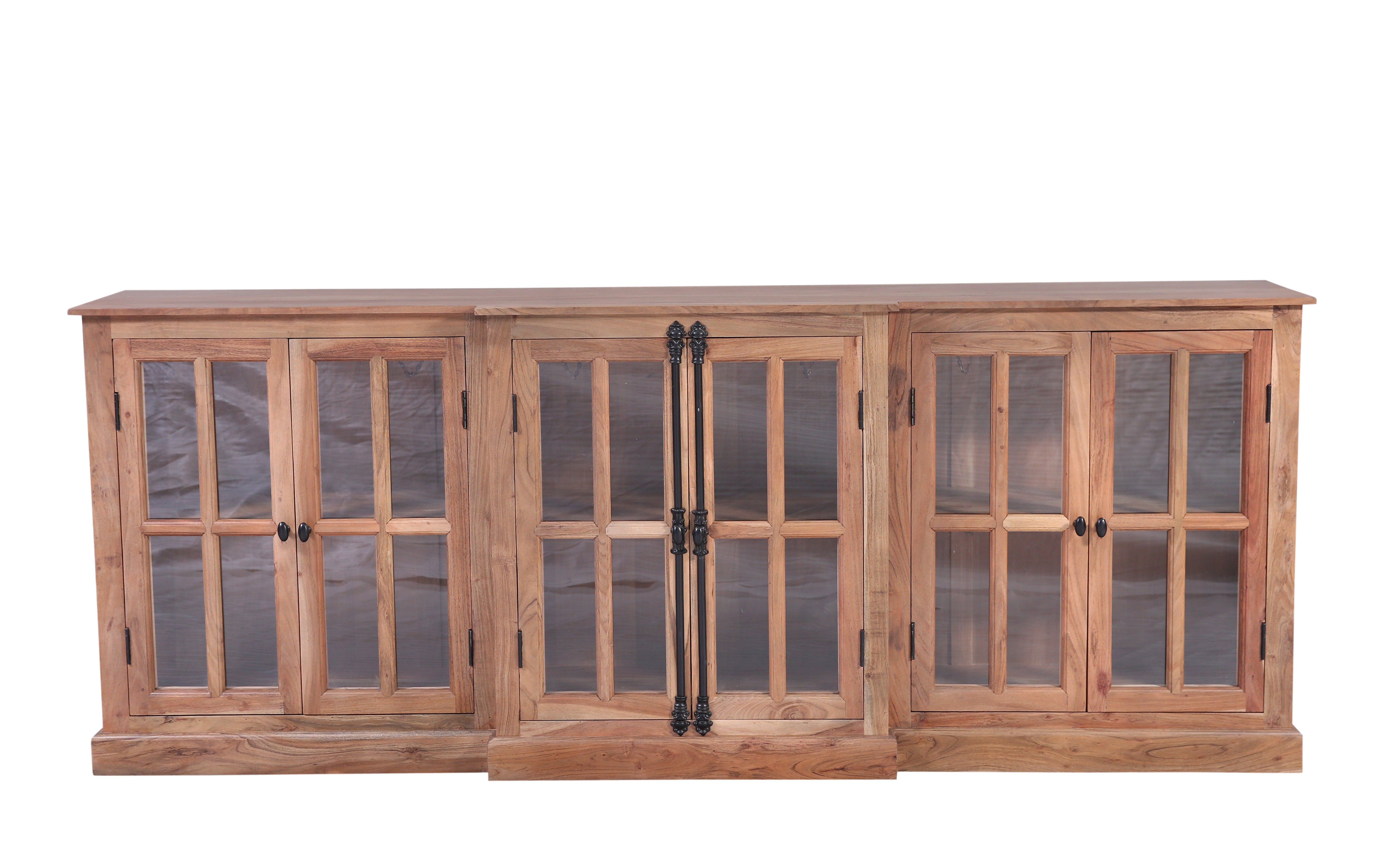 Billings 100" Breakfront 6 Door Sideboard - Natural