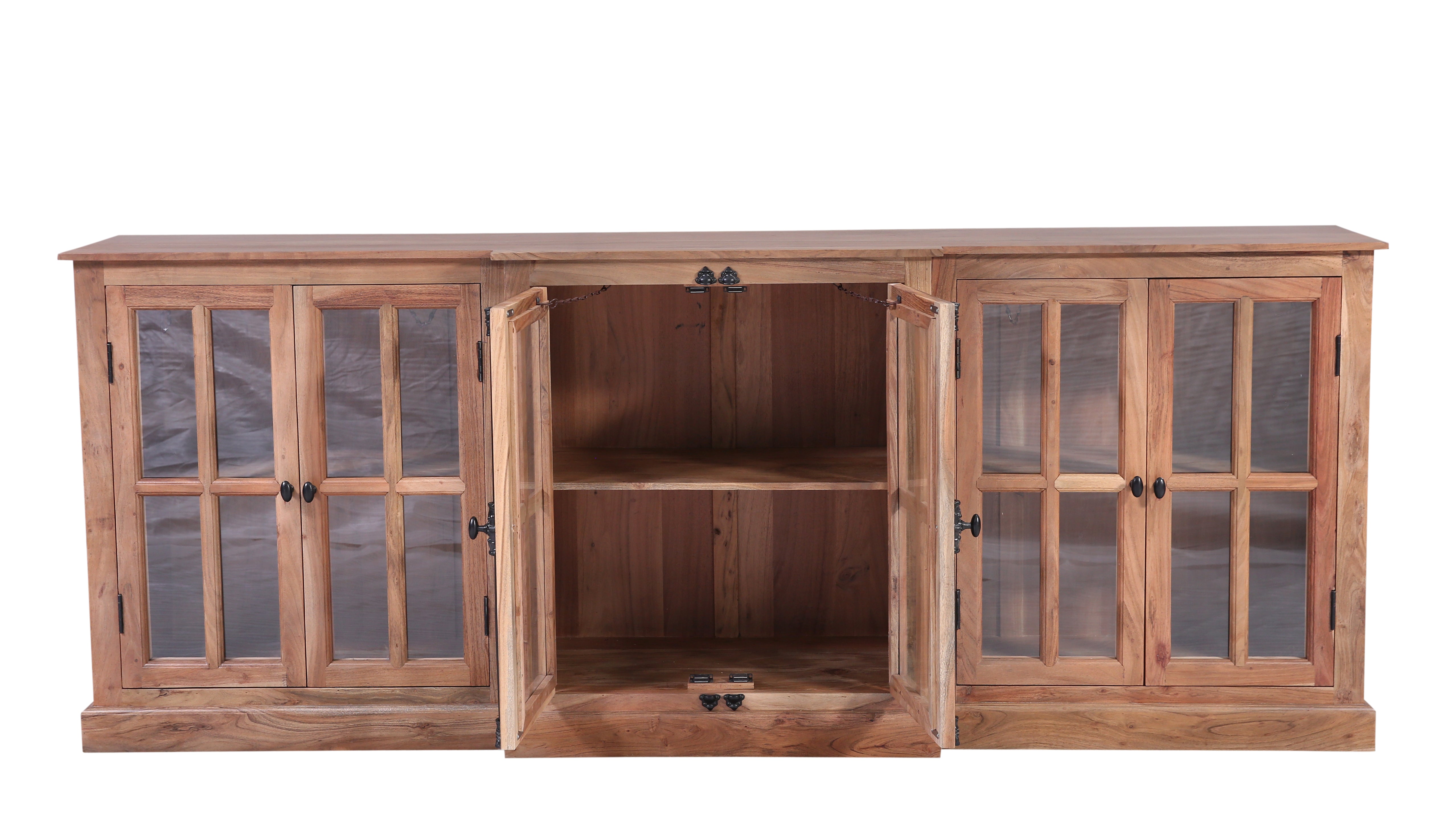 Billings 100" Breakfront 6 Door Sideboard - Natural