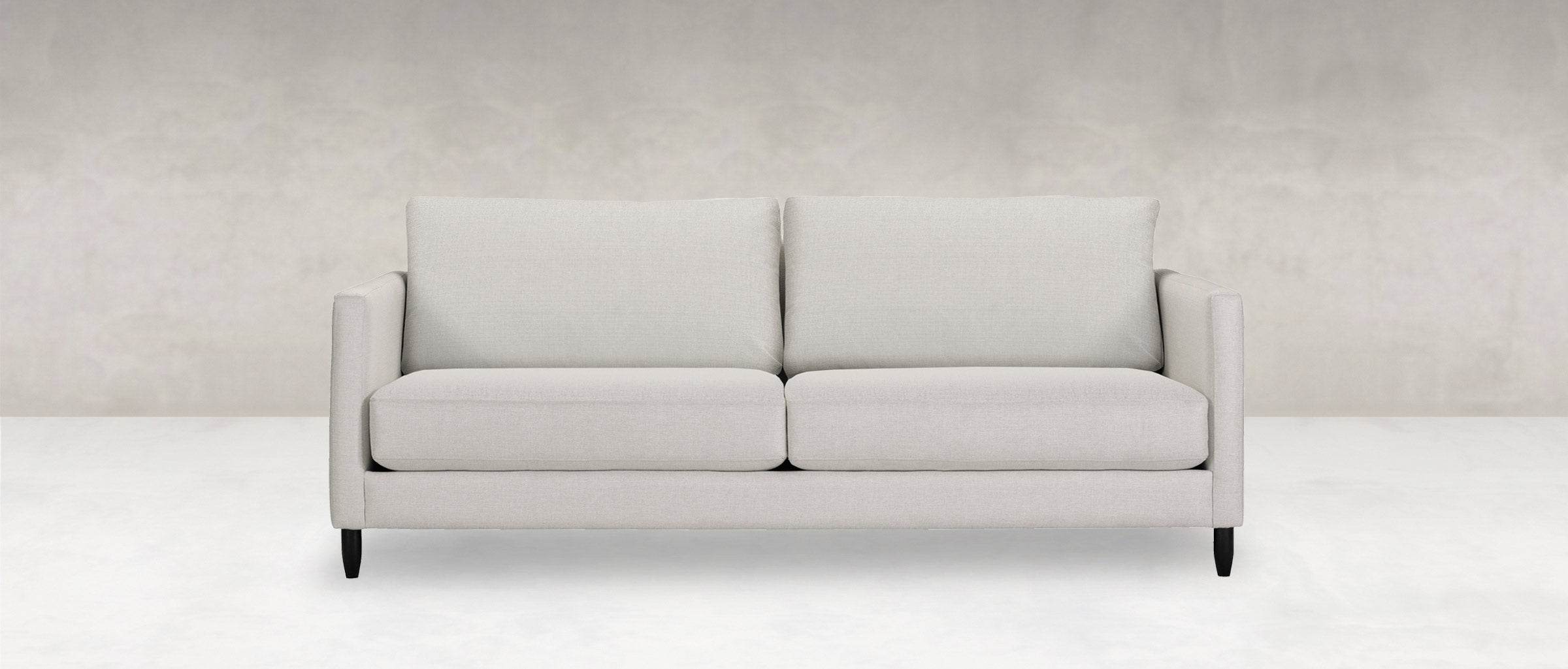 Jeremy Customizable 85" 2 Cushion Sofa - Soft Greige - Classic Carolina Home