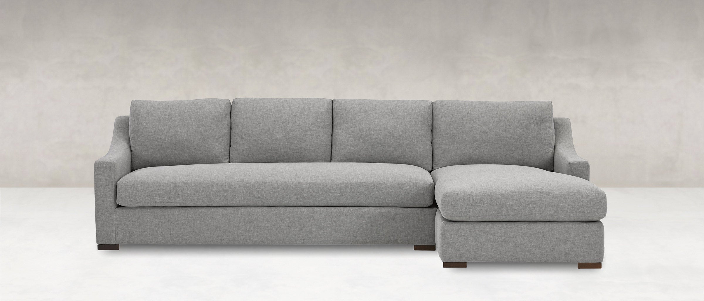 Hannah Express Ship 143" 2 Cushion Sofa + Chaise