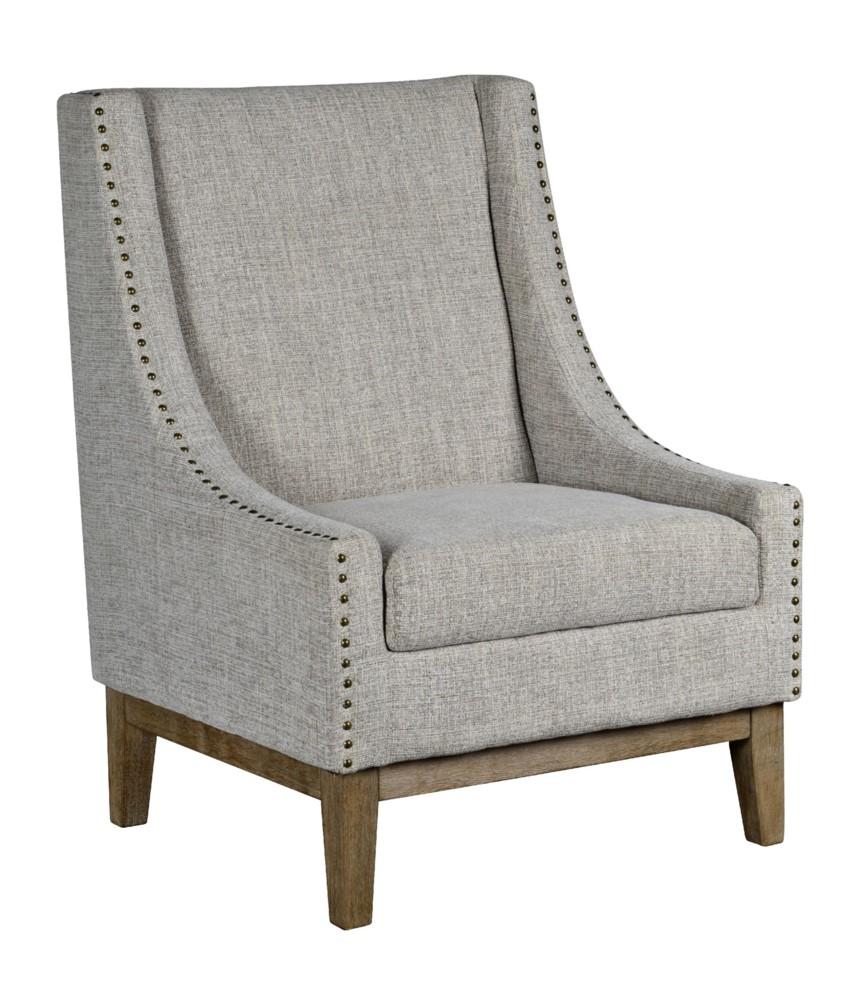 Jayson Chair - Monarch Chenille Oatmeal Linen - Classic Carolina Home